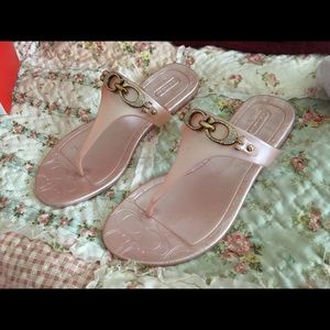 Coach flip flops sandals